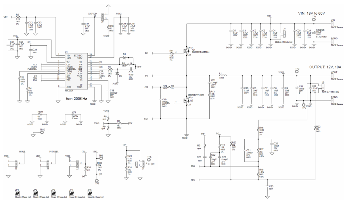 Schematic - Microchip Technology EV23R43A Evaluation Board